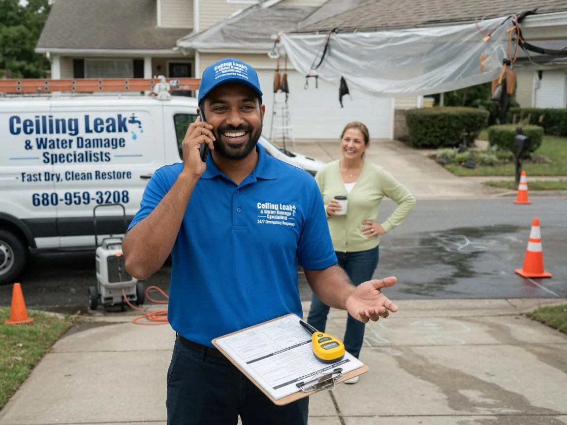 Ceiling Leak Cleanup Mountain Village, AK FAQs